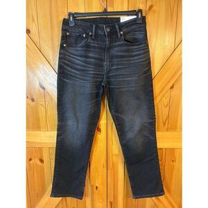 American Eagle Mens Distressed Black Airflex+ Straight Jeans NWT Size 31x30 (521